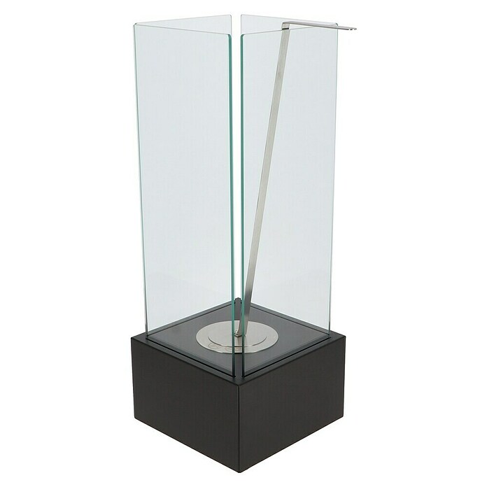 Bio-ethanol tafelhaard (25 x 25 x 65 cm, Zwart) | BAUHAUS