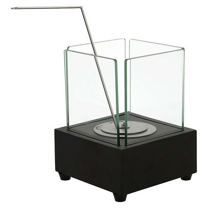 Bio-ethanol tafelhaard (16 x 16 x 21,2 cm, Zwart) | BAUHAUS