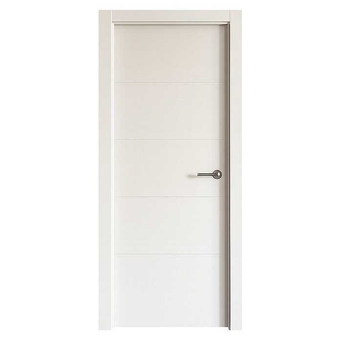 Pack puerta de interior Recife EVO (82,5 x 203 cm, Apertura según normativa: Izquierda, Blanco) | BAUHAUS