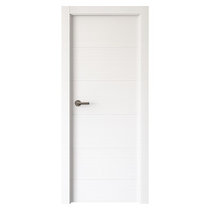 Pack puerta de interior Recife EVO (72,5 x 203 cm, Apertura según normativa: Derecha, Blanco) | BAUHAUS