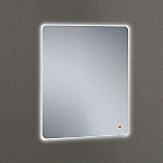 Camargue Espejo con luz LED Rómulo (Dimensiones (An x Al): 60 x 80 cm, Sensor antivaho)