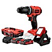 Stayer Set taladro atornillador percutor de batería PBL50 y foco LED FL 18V (18 V, 2 baterías, 2 Ah, 50 Nm, 6 pzs.) | BAUHAUS