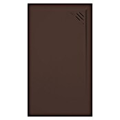 Duplach Plato de ducha Mío (L x An: 100 x 80 cm, Material compuesto, Chocolate, Rejilla a la derecha) | BAUHAUS