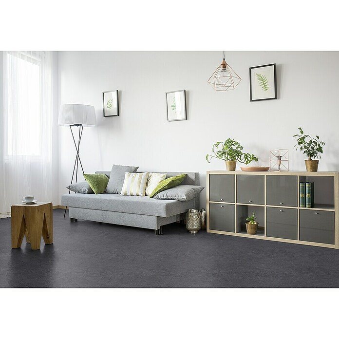 Gerflor Vinylboden Fliese Design Schiefer Anthrazit (L x B x S: 30,5 cm x 30,5 cm x 1,5 mm, Fliese, Vinyl) | BAUHAUS