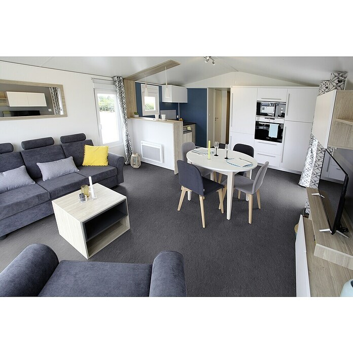 Gerflor Vinylboden Fliese Design Schiefer Anthrazit (L x B x S: 30,5 cm x 30,5 cm x 1,5 mm, Fliese, Vinyl) | BAUHAUS