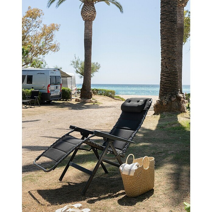 Crespo Sillón relax Air Deluxe II (L x An x Al: 78 x 71 x 119 cm, Negro) | BAUHAUS