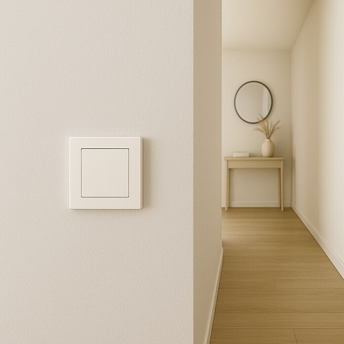 Interruptor/Conmutador Serie London (Blanco, Plástico, En pared)