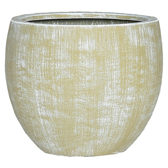 Pflanztopf Brescia (Außenmaß (Ø x H): 34 x 29 cm, Almond) | BAUHAUS