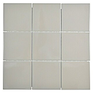 Mosaikfliese Quadrat Uni CQ 140 (29,8 x 29,8 cm, Beige/Braun, Glänzend)