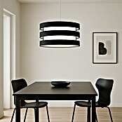 Tween Light Lámpara colgante redonda Piano (60 W, Ø x Al: 50 x 110 cm, Negro/blanco, E27) | BAUHAUS