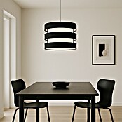 Tween Light Lámpara colgante redonda Piano (60 W, Ø x Al: 30 x 110 cm, Negro/blanco, E27) | BAUHAUS