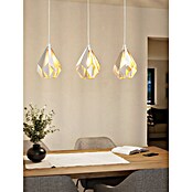 Eglo Carlton 1 Lámpara colgante (180 W, L x An x Al: 80,5 x 20,5 x 110 cm, Blanco, Blanco, E27) | BAUHAUS