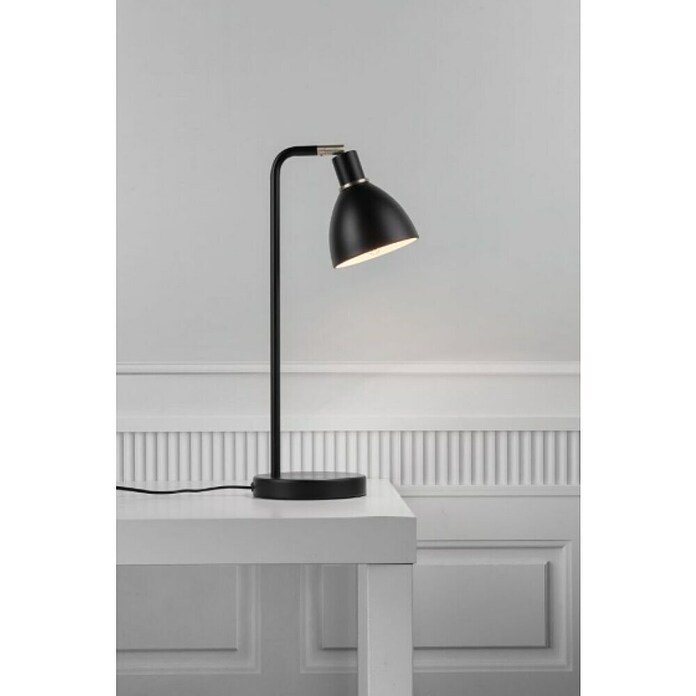 Nordlux Lámpara de sobremesa Ray (40 W, Negro, Altura: 46 cm)
