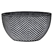 Pflanzschale rund Alessandria (Außenmaß (Ø x H): 48 x 26 cm, Grau) | BAUHAUS