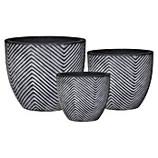 Pflanztopf Alessandria (Außenmaß (Ø x H): 26 x 23 cm, Grau) | BAUHAUS