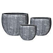 Pflanztopf Brescia (Außenmaß (Ø x H): 34 x 29 cm, Grau) | BAUHAUS
