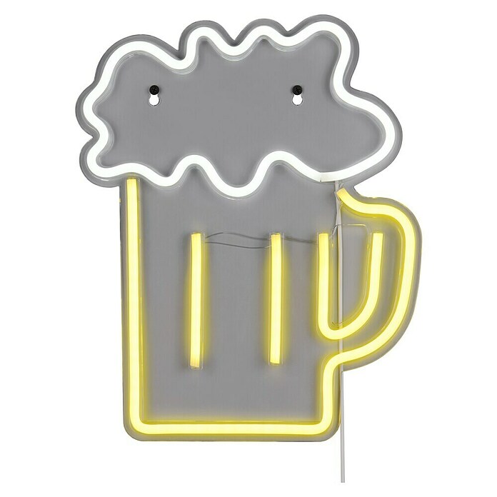 Reality Leuchten Wandlamp NEON Licht Beer (l x b x h: 1,6 x 29,5 x 36 cm) | BAUHAUS