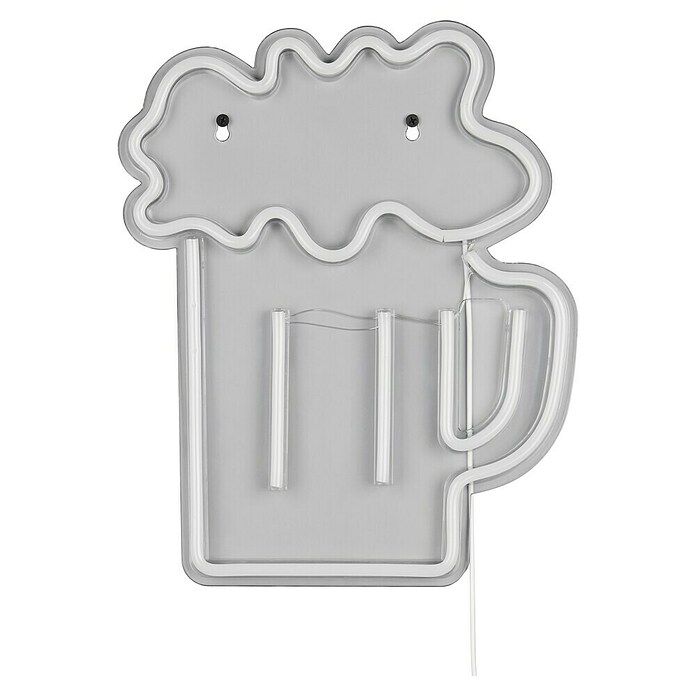 Reality Leuchten Wandlamp NEON Licht Beer (l x b x h: 1,6 x 29,5 x 36 cm) | BAUHAUS
