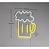 Reality Leuchten Wandlamp NEON Licht Beer (l x b x h: 1,6 x 29,5 x 36 cm) | BAUHAUS