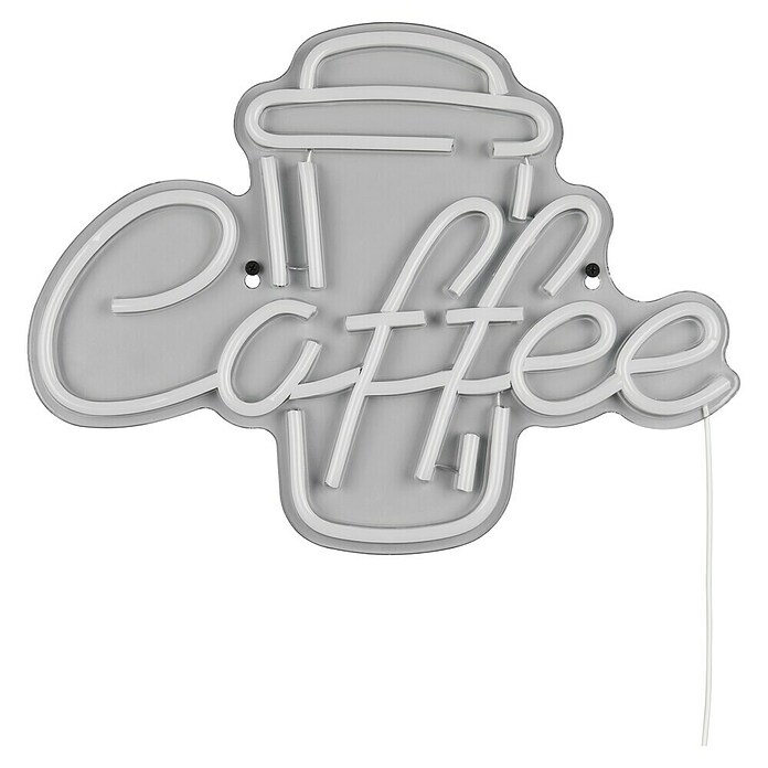 Reality Leuchten Wandlamp NEON Licht Coffee (l x b x h: 1,6 x 40 x 30 cm) | BAUHAUS