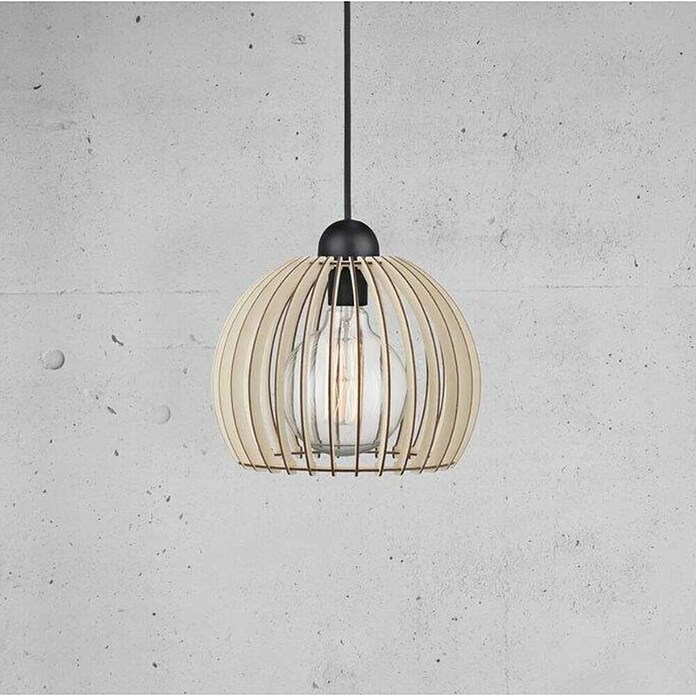 Nordlux Pendellamp, rond (60 W, Naturel, Ø x h: 25 x 250 cm)