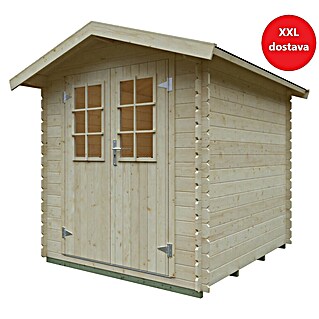 Kiehnholz Vrtna kućica Mikka (Vanjska dimenzija uklj. krovni prevjes (Š x D): 228 x 233 cm, Drvo, Dvostrešni krov)