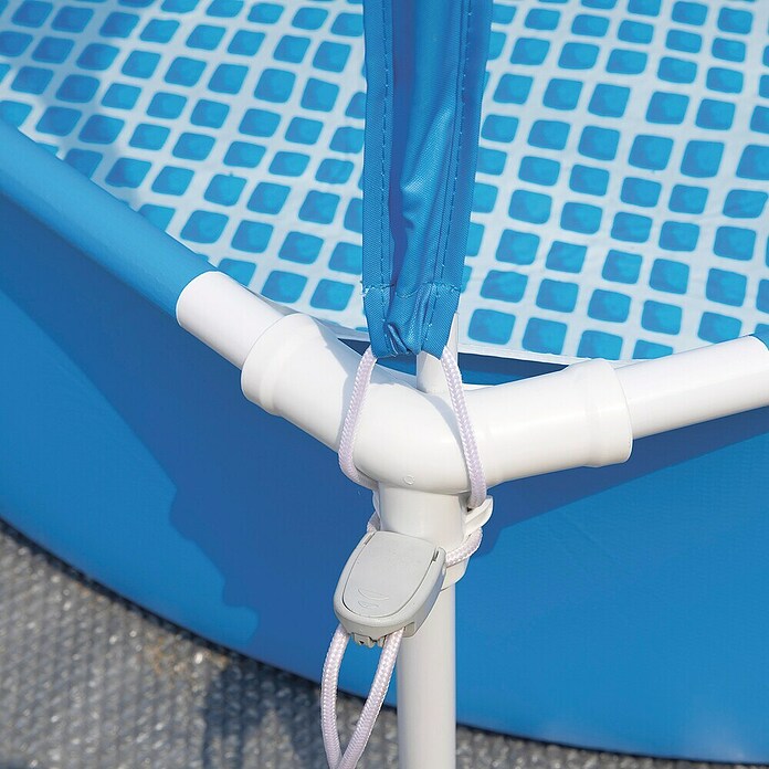 Intex Piscina Frame con toldo (Ø x Al: 183 x 83 cm, Azul, 700 l) | BAUHAUS