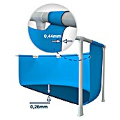 Intex Piscina Frame con toldo (Ø x Al: 183 x 83 cm, Azul, 700 l) | BAUHAUS