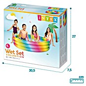Intex Piscina hinchable 3 Aros (Ø x Al: 168 x 38 cm, 581 l, Multicolor) | BAUHAUS