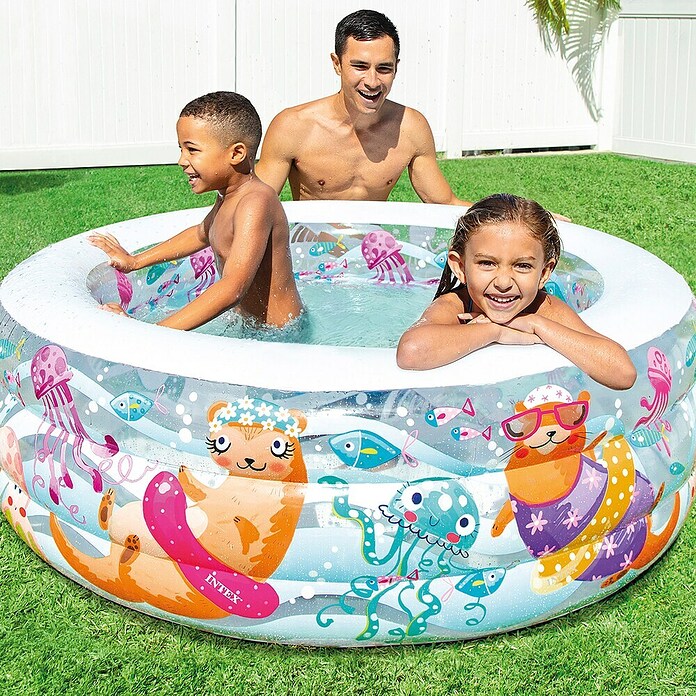 Intex Piscina hinchable Acuario (Ø x Al: 152 x 56 cm, 360 l, Multicolor) | BAUHAUS