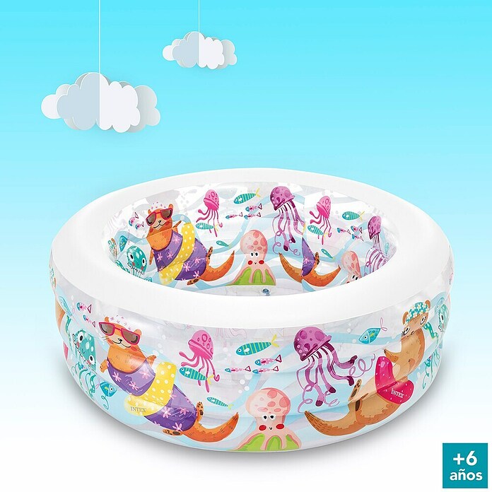 Intex Piscina hinchable Acuario (Ø x Al: 152 x 56 cm, 360 l, Multicolor) | BAUHAUS