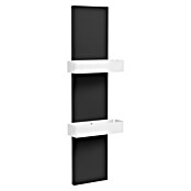 Camargue Marea Badregal (25 x 10,2 x 80 cm, Anthrazit/Weiß) | BAUHAUS