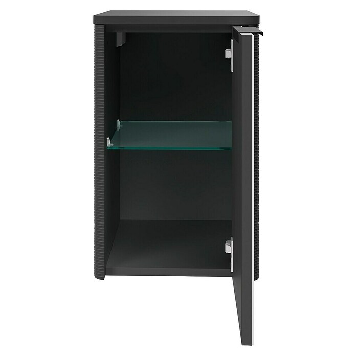 Camargue Marea Unterschrank (31,6 x 34,5 x 49,4 cm, DIN Anschlag: Rechts, Anthrazit/Weiß) | BAUHAUS