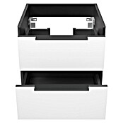 Camargue Marea Waschtischunterschrank (57,2 x 38,5 x 48 cm, Anthrazit/Weiß) | BAUHAUS