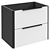 Camargue Marea Waschtischunterschrank (57,2 x 38,5 x 48 cm, Anthrazit/Weiß) | BAUHAUS
