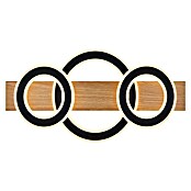 Globo LED stropna svjetiljka Jayden  (50 W, D x Š x V: 730 x 350 x 70 mm, Crna, smeđa, Topla bijela) | BAUHAUS