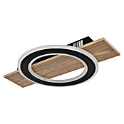Globo LED stropna svjetiljka Jayden  (18 W, D x Š x V: 440 x 290 x 52 mm, Crna, smeđa, Topla bijela) | BAUHAUS