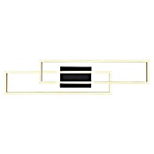 Globo LED stropna svjetiljka Dakari  (30 W, D x Š x V: 800 x 600 x 75 mm, Crna, Topla bijela) | BAUHAUS