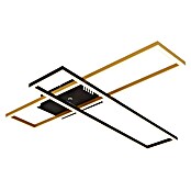 Globo LED stropna svjetiljka Dakari  (30 W, D x Š x V: 800 x 600 x 75 mm, Crna, Topla bijela) | BAUHAUS