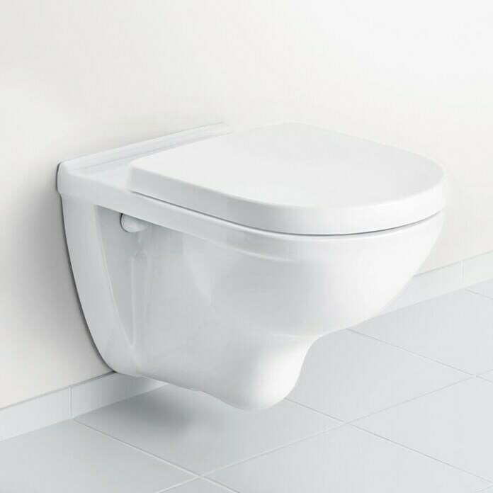 Villeroy & Boch O.novo Wand-WC (Mit schmutzabweisender Glasur, Tiefspüler, Weiß)