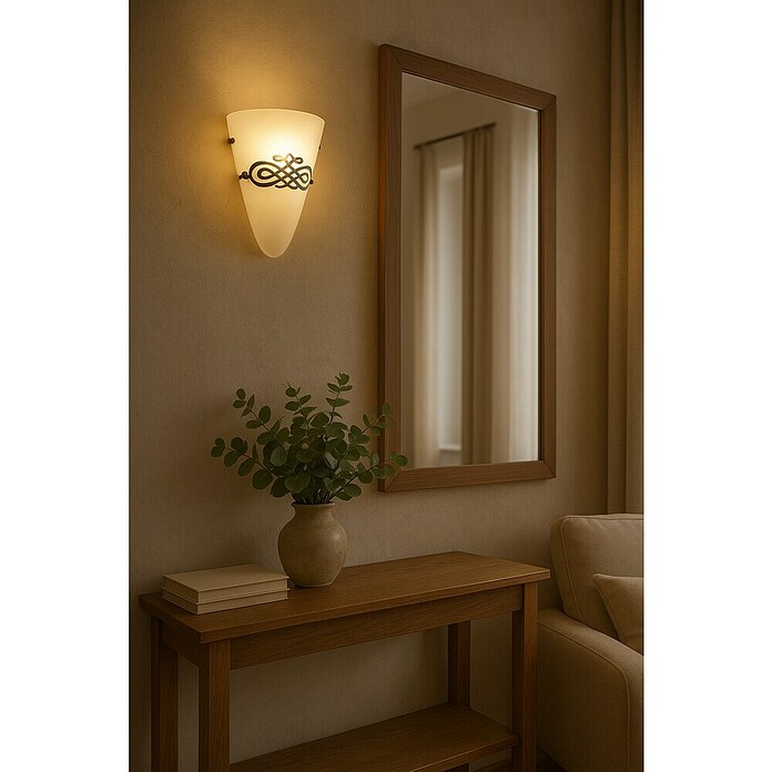 Tween Light Wandleuchte Fontana (Braun, 1-flammig, Max. Leistung: 60 W)