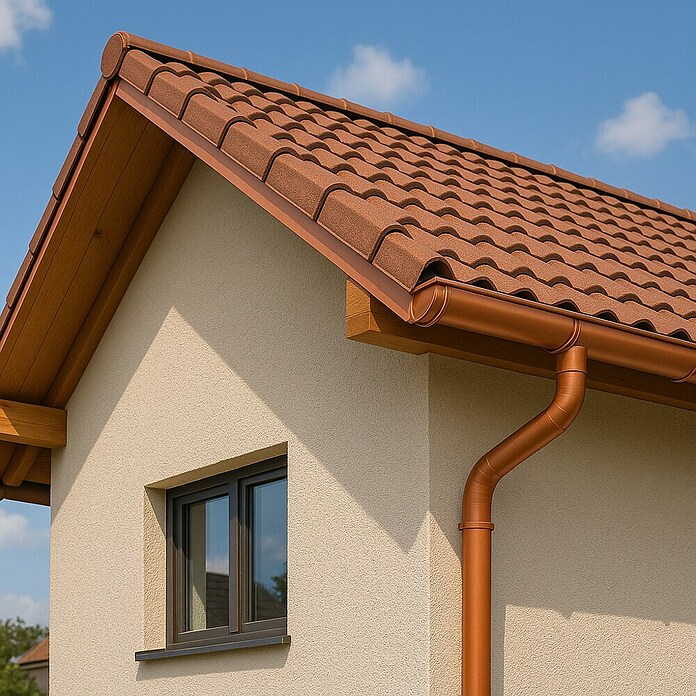 Dakota Canalón G-125 (Largo: 3 m, PVC, Cobre)
