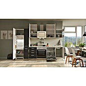Flex-Well Turin Küchenzeile Typ 6 (Breite: 310 cm, Anthrazit, Mit Elektrogeräten) | BAUHAUS