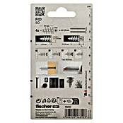 Fischer Vložek za izolacijske materiale FID 50 K  (Ø x Do: 25 x 50 mm, Plastika, 4 kos) | 1060 - Dübel | AADD - Dübel | AAD - Kleineisenwaren | AA - Eisenwaren | A - Eisenwaren | BAUHAUS