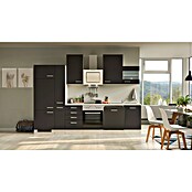 Flex-Well Turin Küchenzeile Typ 6 (Breite: 310 cm, Anthrazit, Mit Elektrogeräten) | BAUHAUS