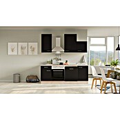 Flex-Well Turin Küchenzeile Typ 1 (Breite: 220 cm, Höhe: 234 cm, Anthrazit, Mit Elektrogeräten) | BAUHAUS