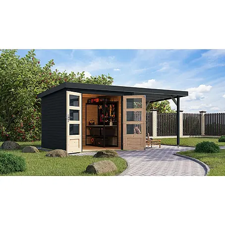 Karibu  Gartenhaus Jupiter 3,5 C