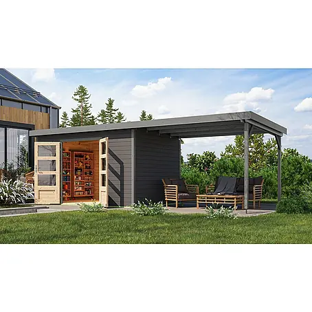 Karibu  Gartenhaus Pluto 7 B