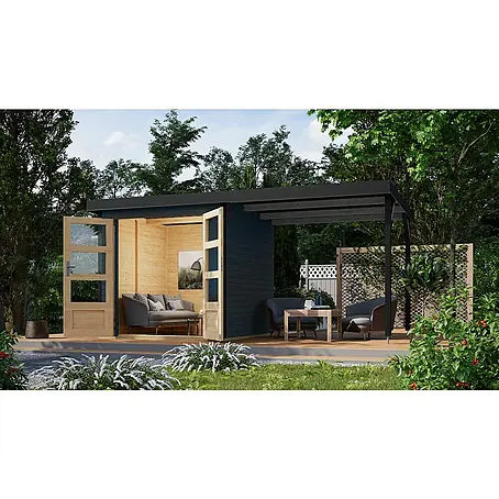 Karibu  Gartenhaus Jupiter 2 C