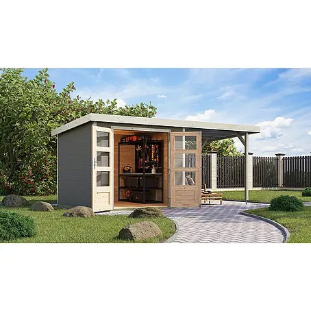 Karibu  Gartenhaus Jupiter 3,5 D